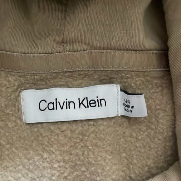 Calvin Klein Traverntine Relaxed Fit Hoodie EUC - Picture 2 of 3